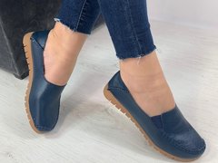 Pantofi Piele Naturala Carly Bleumarin #B3897